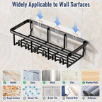 8 Pack Adhesive Rustproof Shower Shelves - Image 7
