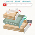 Vtopmart 4 Pack Drawer Dividers - Image 2