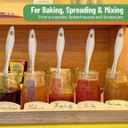 Evelots Set of 6 Mini Silicone Spatulas - Image 6