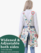 Cozy Adjustable Cross Back Aprons - Image 3