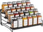 BOIVSHI 4 Tier Spice Rack for Cabinet, Spice Rack Organizer, Depth Adjustable - Image 9