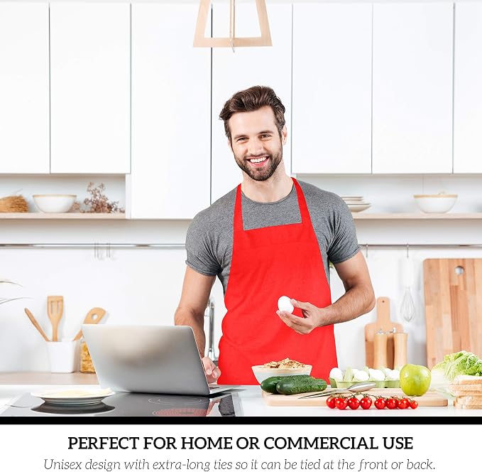 GREEN LIFESTYLE 12 Pack Bib Apron - Image 5