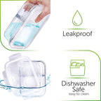 Prep Naturals 36oz Glass Meal Prep Containers - Image 4