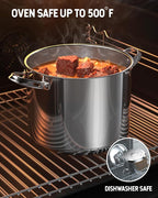Cooks Standard 18/10 Stainless Steel Stockpot 8-Quart, Classic Deep Cooking Pot - Image 7