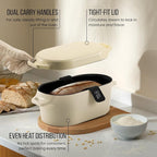 Kook Dutch Oven, For Sourdough Baking, Dual Handles, Enameled Cast Iron - Image 3
