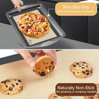 HOTEC Silicone Baking Mats 3 Pack – Non-Stick Reusable Silicone Baking Sheets - Image 4