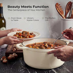 Zulay Kitchen 5 Quart Enameled Cast Iron Dutch Oven Pot - Image 7