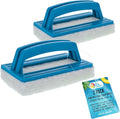 U.S. Pool Supply Hand-Held Pool Scrub Brush, 2 Pack by USPoolSupply