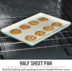Martha Stewart Gallen 17 x 11 Inch Nonstick Carbon Steel Cookie Sheet – Teal - Image 6