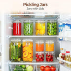 ComSaf 6-Pack 25oz Straight Sided Glass Jars - Image 6