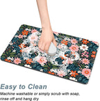 Rnivvi Coffee Mat, Hide Stain Rubber Backed Absorbent Dish Drying Pad - Image 5