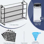 AOZITA Spice Rack Organizer for Cabinet, Spice Organizer - Image 2
