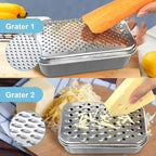 Cheese Grater with Container - Image 2