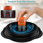 Mini Dish Brush for Cleaning Chicken Shredder, Palm Brush Dish Scrubber - Image 3