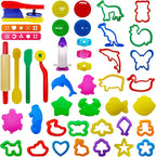 FRIMOONY Plastic Dough Tools, Various Animal Molds, Rolling Pins, by FRIMOONY
