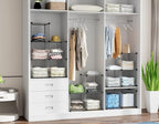 HOMIDEC 6 Light Grey Cube Storage Organizer, Modular Storage Shelf - Image 4