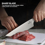 N NOBLE FAMILY In-drawer Knife Block Set, Chopping Knives Set, Stainless Steel - Image 6