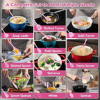 Onader Silicone Cooking Utensils Set, 10 Pieces Kitchen Utensils Set - Image 7
