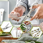 Linoroso Kitchen Scissors Heavy Duty Kitchen Shears - Image 3