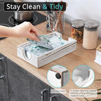 Napkin Holder for Bathroom, Disposable Paper Hand Towel Holder for Bathroom - Image 3