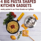 Monkey Business Silicone Kitchen Tools in Gift Box/ 4 Big Pasta shaped kitchen - Image 2