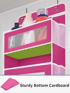 JARLINK Over The Door Organizer Storage, 5 Shelf Hanging Door Organizer - Image 8