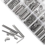 440Pcs 304 Stainless Steel Slotted Spring Pin Assortment Kit, M1.5 M2 M2.5 M3 - Image 3