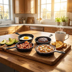 Hiceeden 4 Pack Mini Cast Iron Skillet, Grill Safe, Indoor and Outdoor Use - Image 7