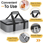 Insulated Casserole Carrier, Portable Casserole Carrier - Image 3