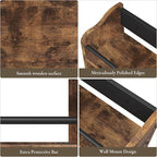 Spice Rack Wall Mounted, Wood 3 Tier Spice Rack - Image 4