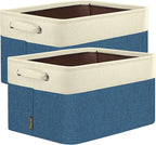 BALEINE 2 Pack Fabric Closet Storage Bins by BALEINE
