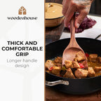 Wooden Spoons for Cooking – 13 Pcs Premium Teak Wooden Utensil Set - Image 5