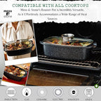 Moss & Stone 6 Quart Oval Roaster Pot - Image 4