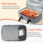 Insulated Casserole Carrier for Hot or Cold Food, Pie Carrier Bag Lunch Tote - Image 4