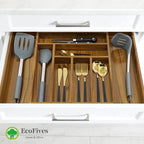 Luxury Acacia Kitchen Drawer Organizer - Image 4