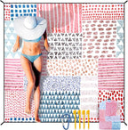 HIHOHO Beach Blanket Waterproof Sandproof Extra Large Beach Mat 79" X by HIHOHO