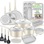 NutriChef 20-Piece Non-Stick Bakeware and Cookware Set by NutriChef%E2%84%A2Kitchen