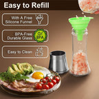 M JINEMEI Salt and Pepper Grinder Tall Size - Image 6