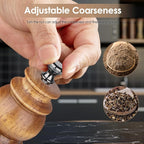 Wooden Salt and Pepper Grinder Set - Image 4