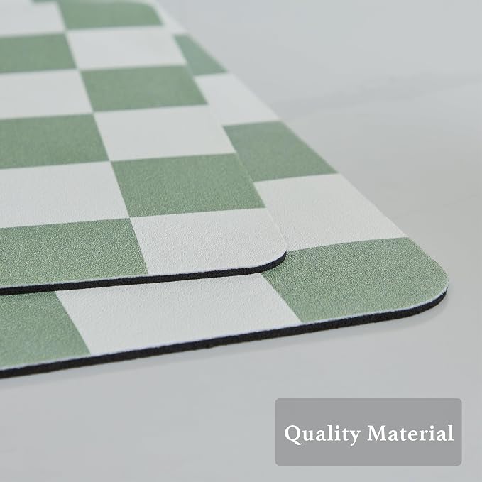 Ohocut Checkered Dish Drying Mat - Image 6