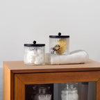 KMwares 4-Pack Glass Qtip Holder Dispenser Set - Image 6
