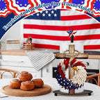 Thyle 4th of July Patriotic Paper Towel Holder, Metal Countertop Stand - Image 2