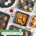 HONGBAKE Bakeware Sets, Baking Pans Set - Image 6
