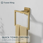 FORIOUS Toilet Paper Holder Set Wall Mount, SUS 304 Stainless Steel Pivoting - Image 3