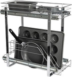 Household Essentials Glidez Multipurpose Chrome-Plated Steel Pull-Out/Slide-Out by HouseholdEssentials