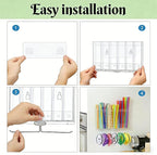 10''Acrylic Straw Holder for Cabinet Door - Image 6