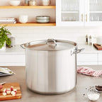 Winco Heavy-Duty Stainless Steel Stock Pot - Image 2