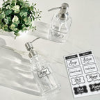 JASAI 2Pack Antique Design Glass Soap Dispenser - Image 7