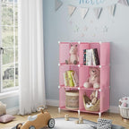 HOMIDEC 6-Cube Storage Shelf, Storage Bookcase Bookshelf - Image 2