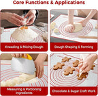 Extra Large Nonstick Silicone Pastry Mat 28x20Inch - Image 2